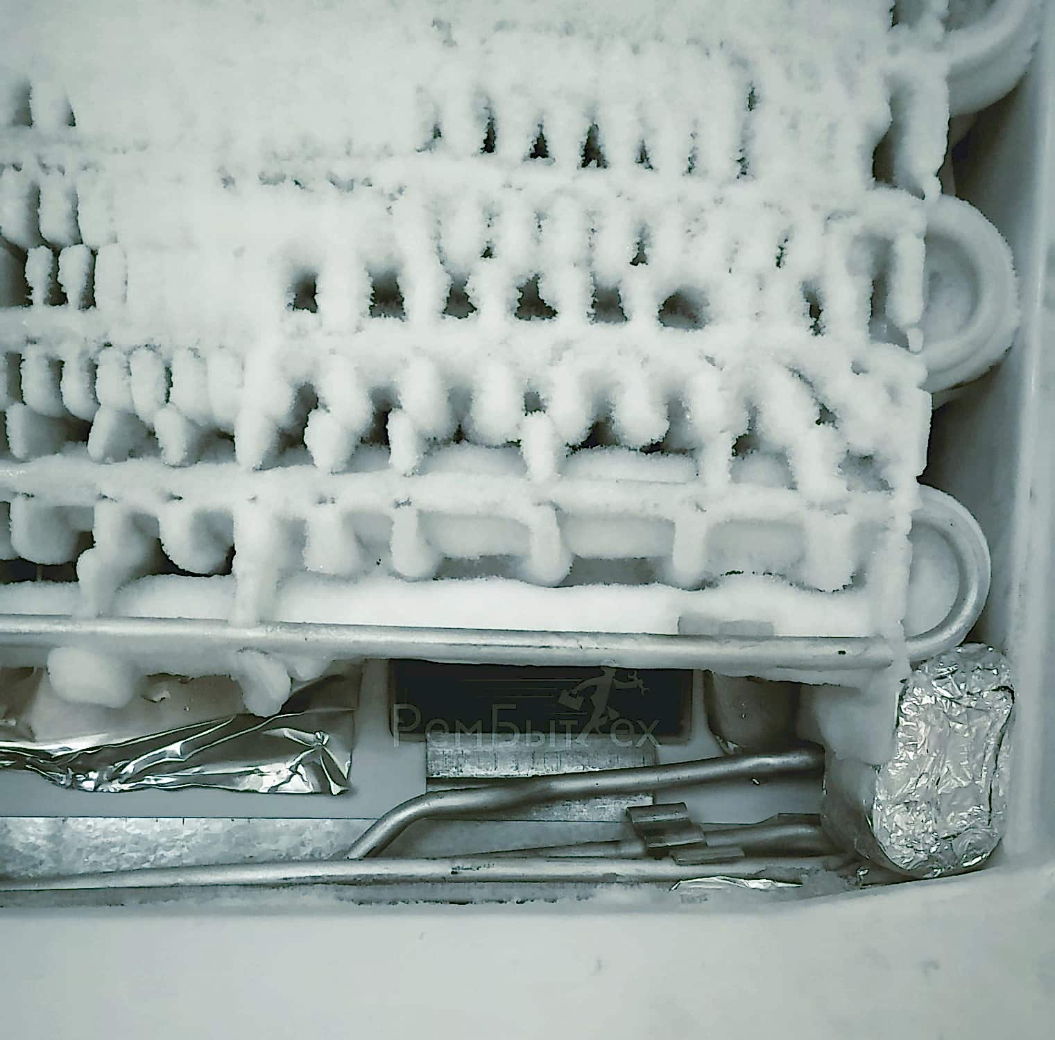Снежная шуба на испарителе No Frost